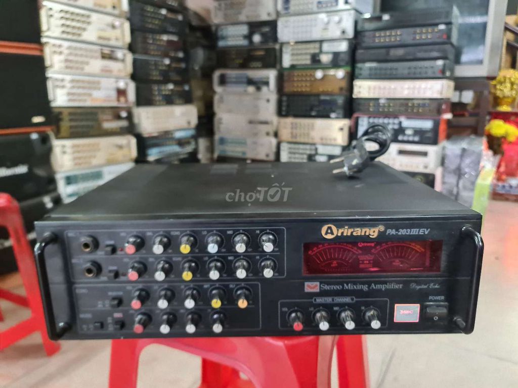 Ampli Arirang Pa 203 III Ev (8c/đèn/đen