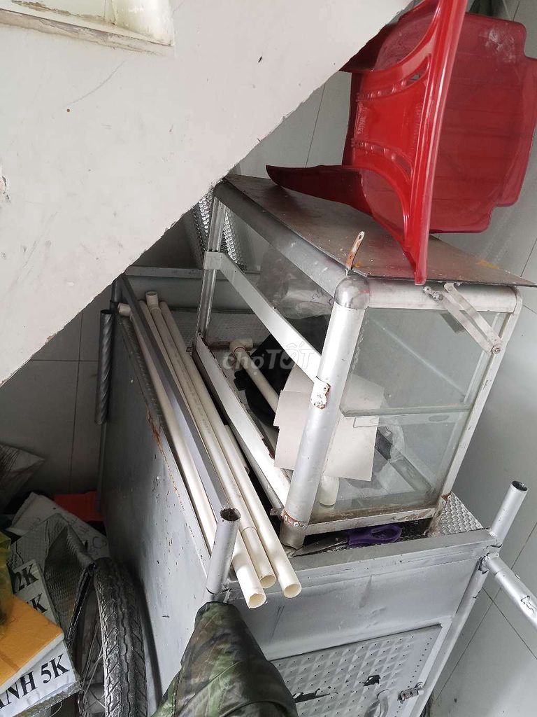 Xe đẩy bán hàng màu Xám Mới. Mua bán Đồ chuyên dụng, Giống nuôi trồng tại Huyện Bình Chánh Tp Hồ Chí Minh được đăng bởi Sang Võ hình 1