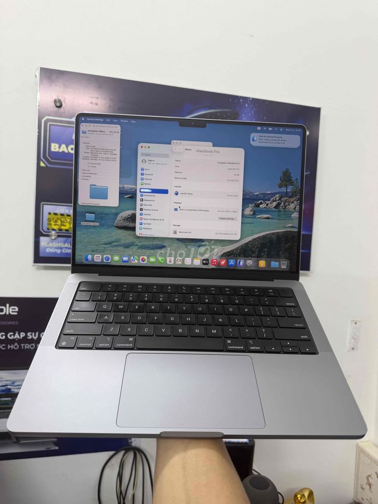 💻 HÀNG ĐỘC GIÁ SỐC MACBOOK PRO 14IN M1/16/SSD 2T. Mua bán Laptop tại Quận Đống Đa Hà Nội được đăng bởi CITYAPPLE hình 1