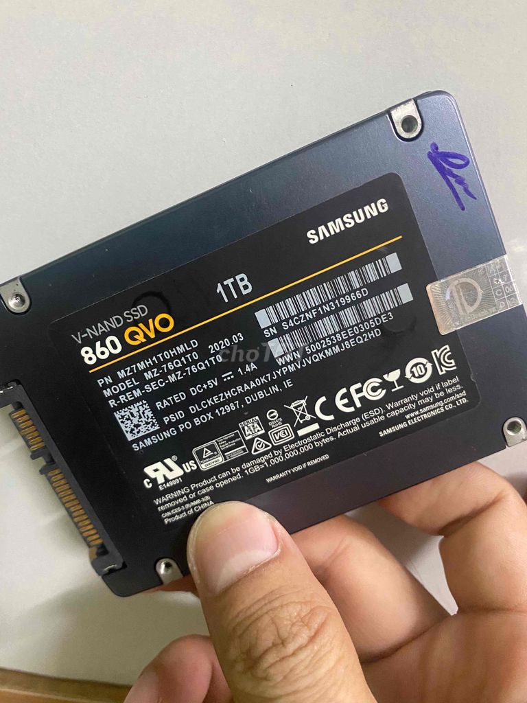 Ổ cứng SSD Samsung 1T 860 hàng usa zin all Win 10