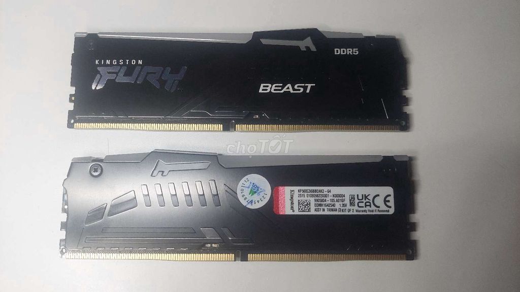RAM Kingston Fury Beast DDR5 64GB 6000MHz. Mua bán Linh kiện (RAM, Card...) tại Thành phố Thủ Đức Tp Hồ Chí Minh được đăng bởi Bình hình 1