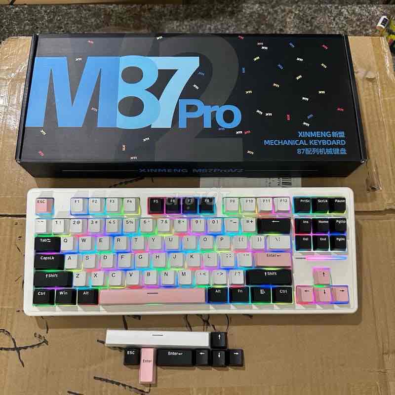 Bàn phím cơ Xinmeng M87 Pro V2. Mua bán Phụ kiện (Màn hình, Chuột...) tại Quận Tân Phú Tp Hồ Chí Minh được đăng bởi Đăng Khoa Phan Ngọc hình 1