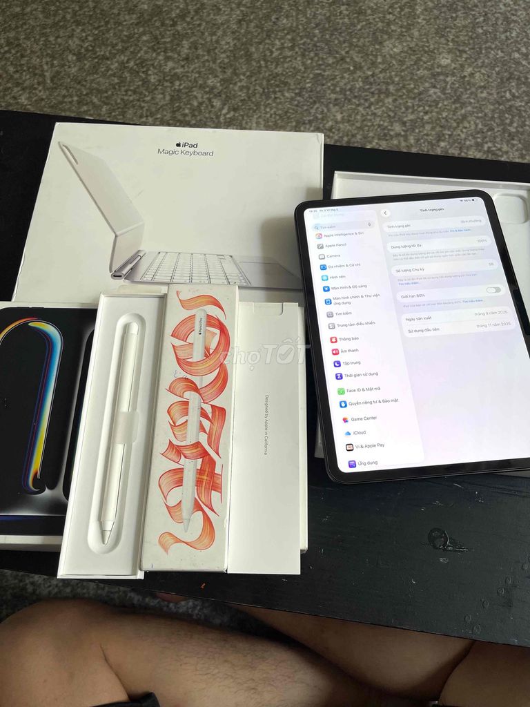 Apple iPad Pro M5 11 inch Đen Như mới pin 100. Mua bán Máy tính bảng tại Quận 12 Tp Hồ Chí Minh được đăng bởi Út Trần hình 1
