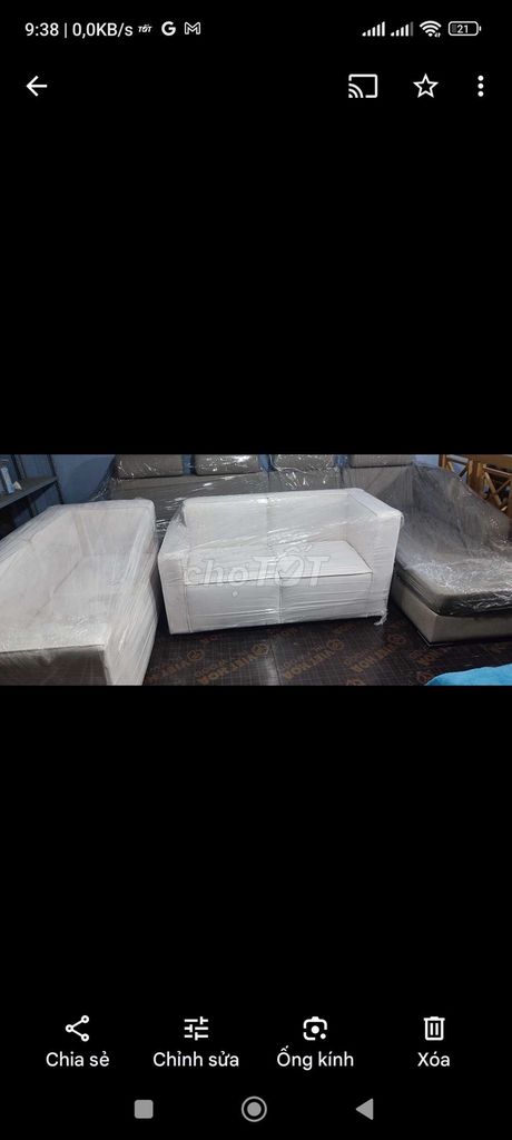 Ghế sofa nệm hàng mới chưa sử dụng dài 1,4m