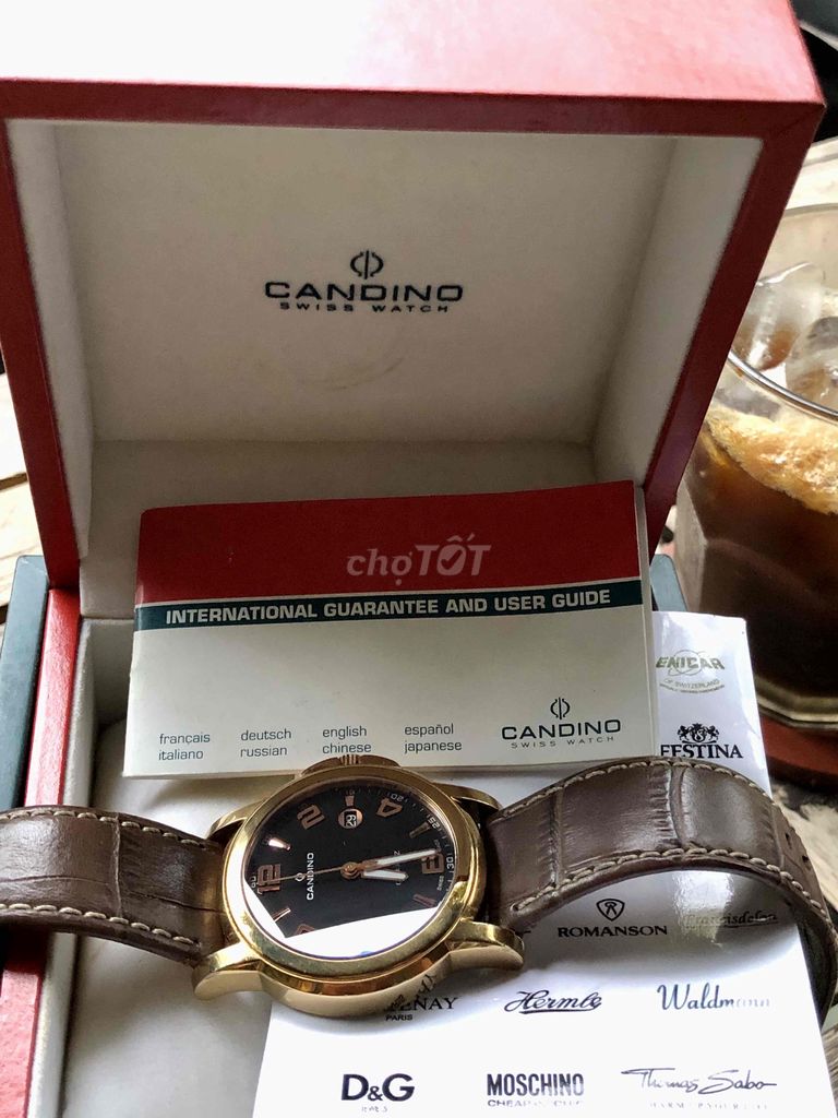 CADINO swiss made QUARTZ - sz38 likenew