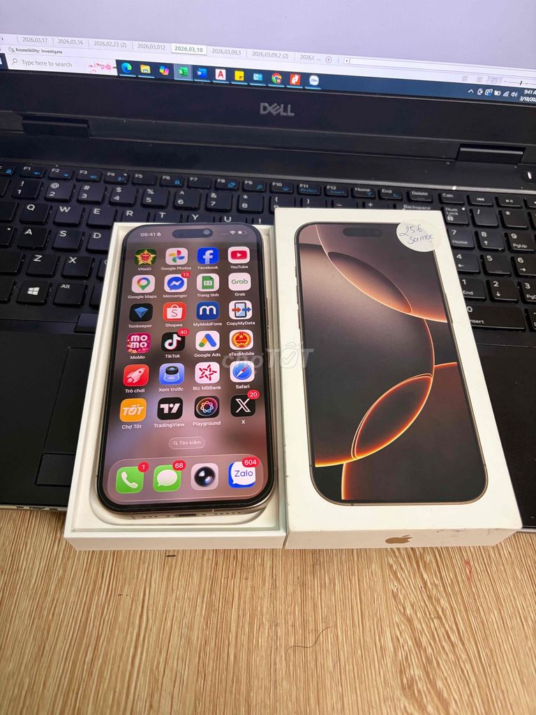Apple iPhone 16 Pro 256GB VN/A TGDD. Mua bán Điện thoại tại Quận Hà Đông Hà Nội được đăng bởi Trần Công Trung hình 1