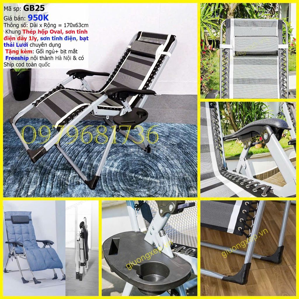 Ghế thư giãn GB25 - freeship nội thành HN. Mua bán Bàn ghế tại Quận Cầu Giấy Hà Nội được đăng bởi Phuong hình 1