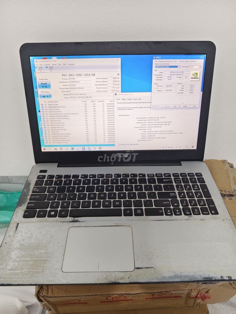 Asus X555LF i5-5200U 15.6 inch 12GB/376GB. Mua bán Laptop tại Huyện Hoài Đức Hà Nội được đăng bởi Thanh hình 1