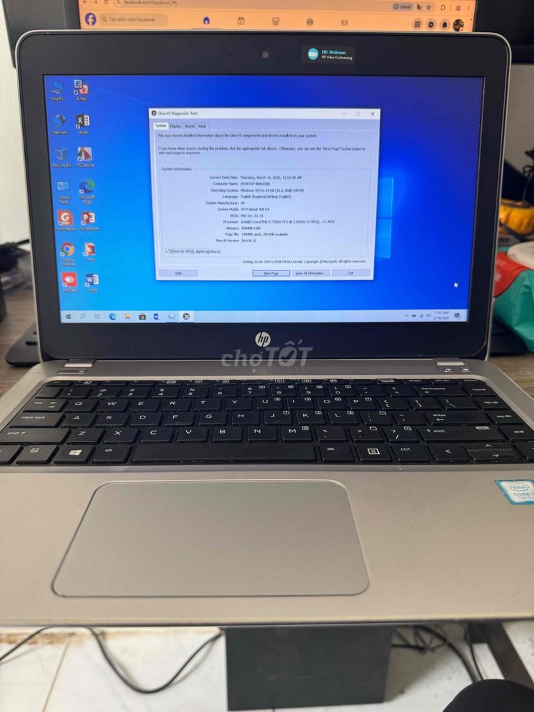 HP Laptop i5-7200U 4GB Bạc. Mua bán Laptop tại Quận 7 Tp Hồ Chí Minh được đăng bởi SG DD hình 1