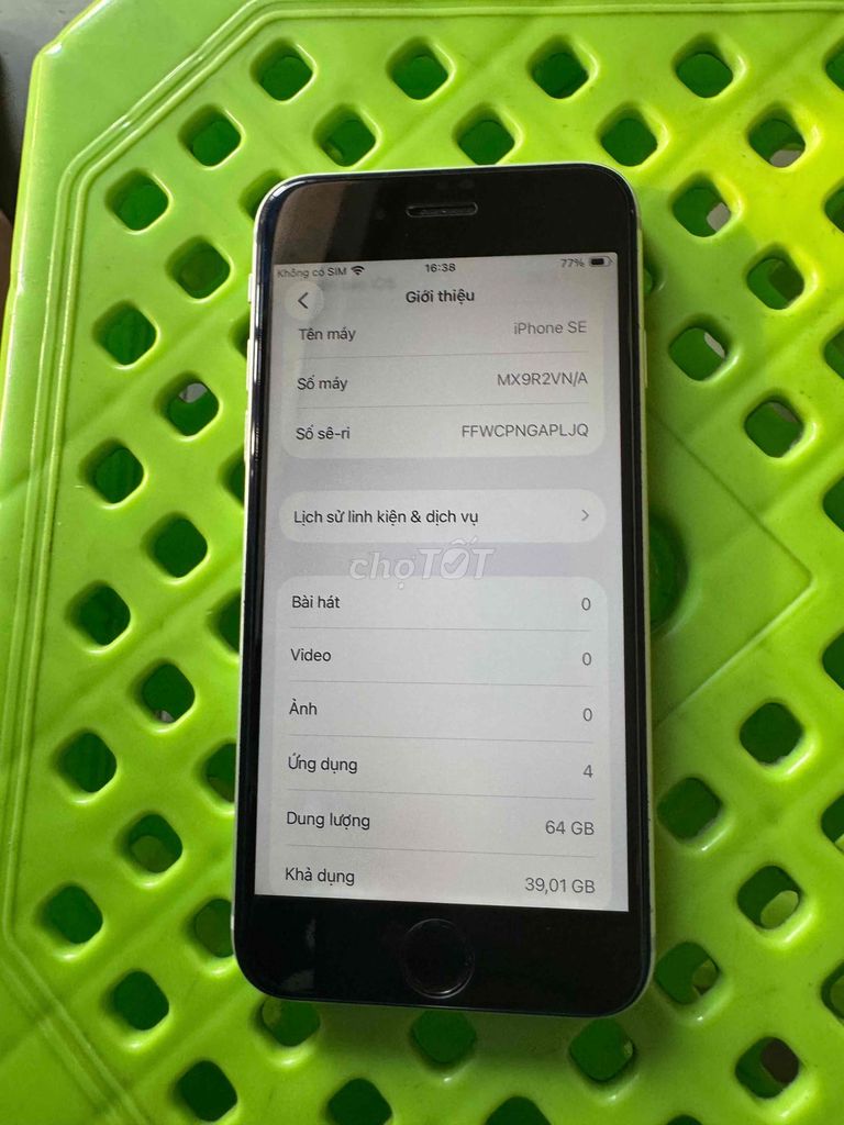 Apple iPhone SE 64GB Bạc. Mua bán Điện thoại tại Quận 6 Tp Hồ Chí Minh được đăng bởi Gia Hưng hình 1