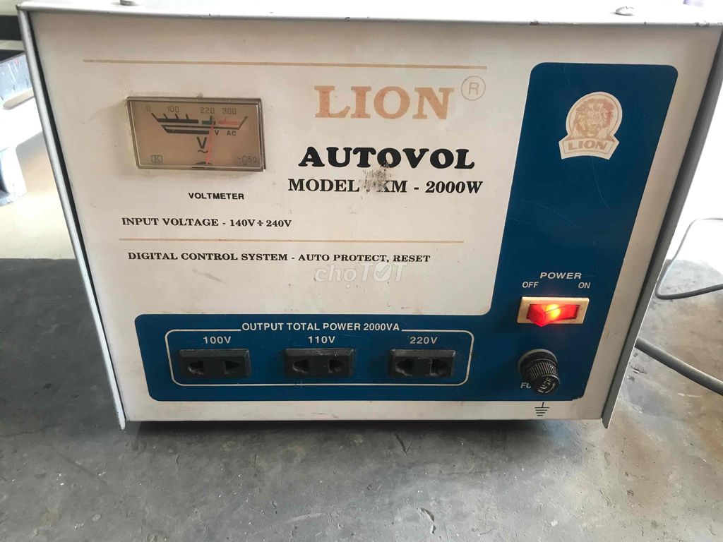 Bán ổn náp Lion dây đồng  2000w