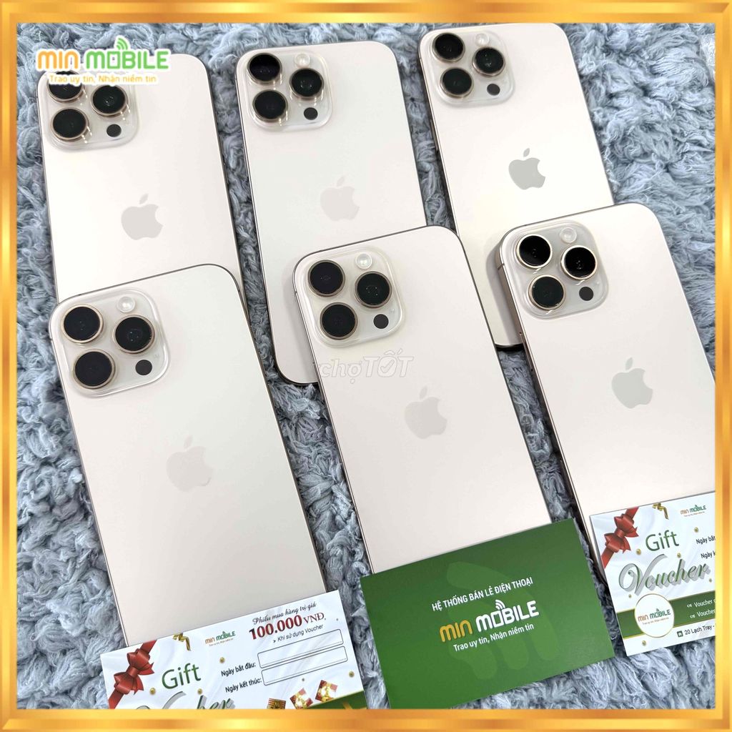 Apple iPhone 16 Pro Max 256GB Vàng. Mua bán Điện thoại tại Quận Ngô Quyền Hải Phòng được đăng bởi lê thanh thuỷ hình 1