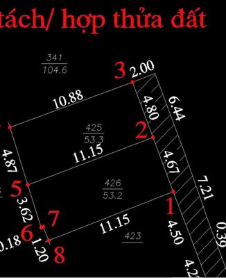 Plot of land 53 m² · Đường Cù Chính Lan