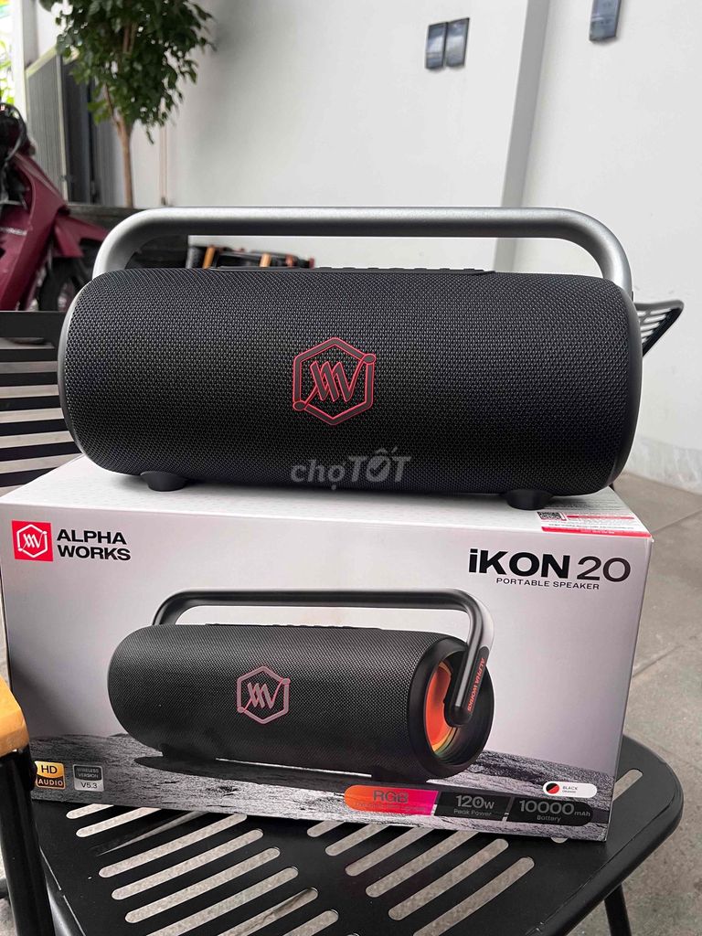 Loa Bluetooth Alpha Works iKON 20 Đen 60W. Mua bán Tivi, Âm thanh tại Quận 7 Tp Hồ Chí Minh được đăng bởi Gia Bảo hình 1