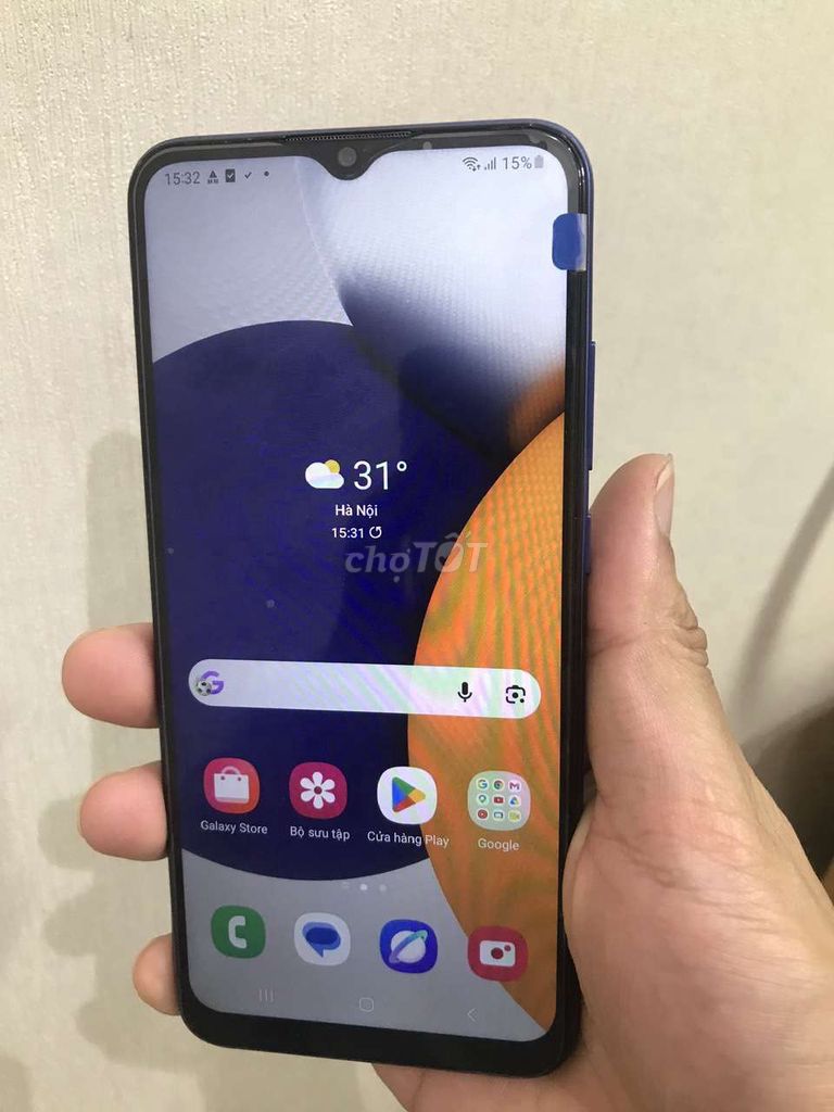 Samsung Galaxy A03 3GB/32GB Xanh. Mua bán Điện thoại tại Quận Đống Đa Hà Nội được đăng bởi Shop điện thoại cũ hình 1