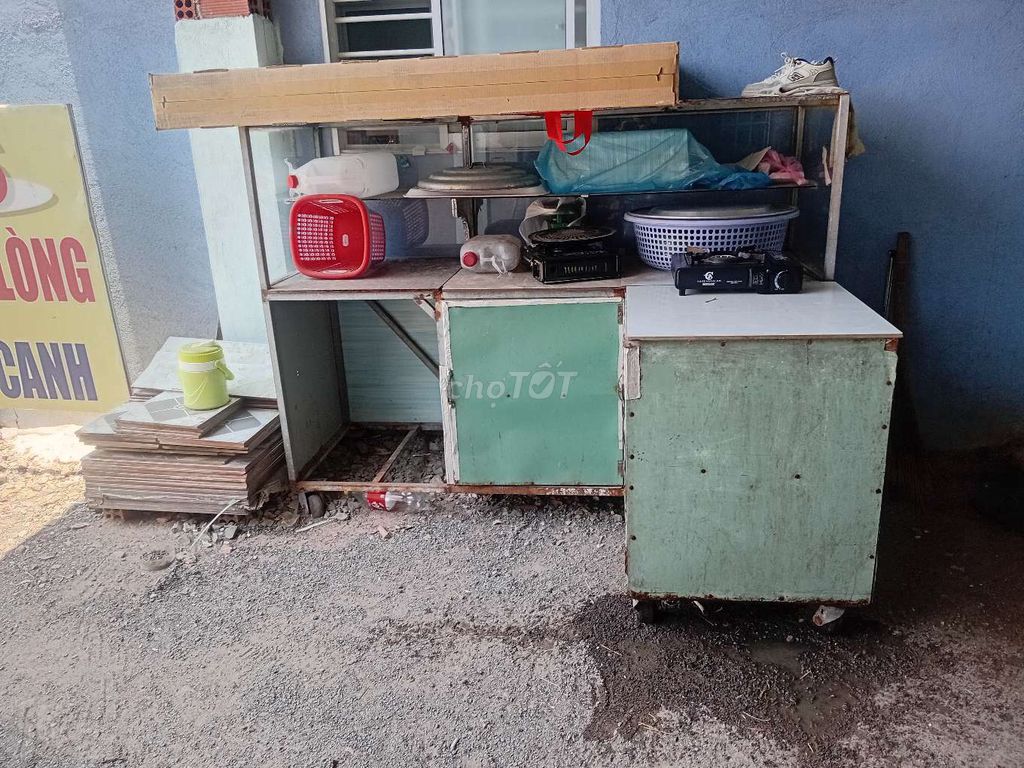 Tủ bán đồ ăn 2 tầng 2 ngăn. Mua bán Nội thất, đồ gia dụng khác tại Huyện Đất Đỏ Bà Rịa - Vũng Tàu được đăng bởi Gia Long hình 1