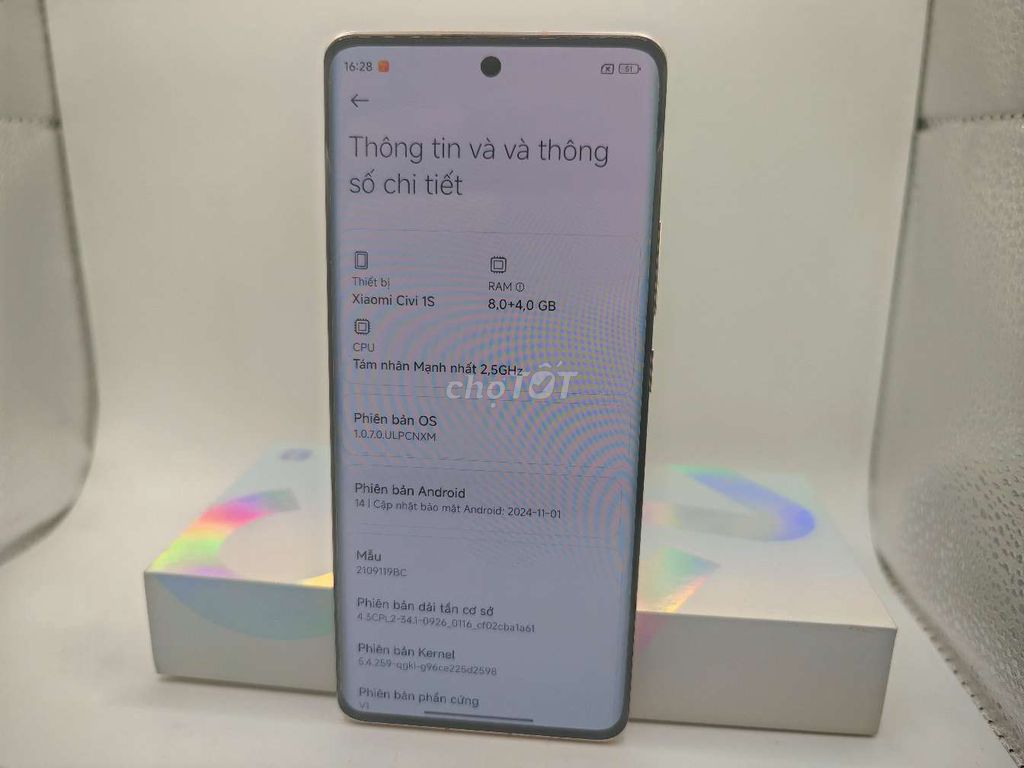 Xiaomi Civi 1s 8/256 fullbox đẹp (bao test)