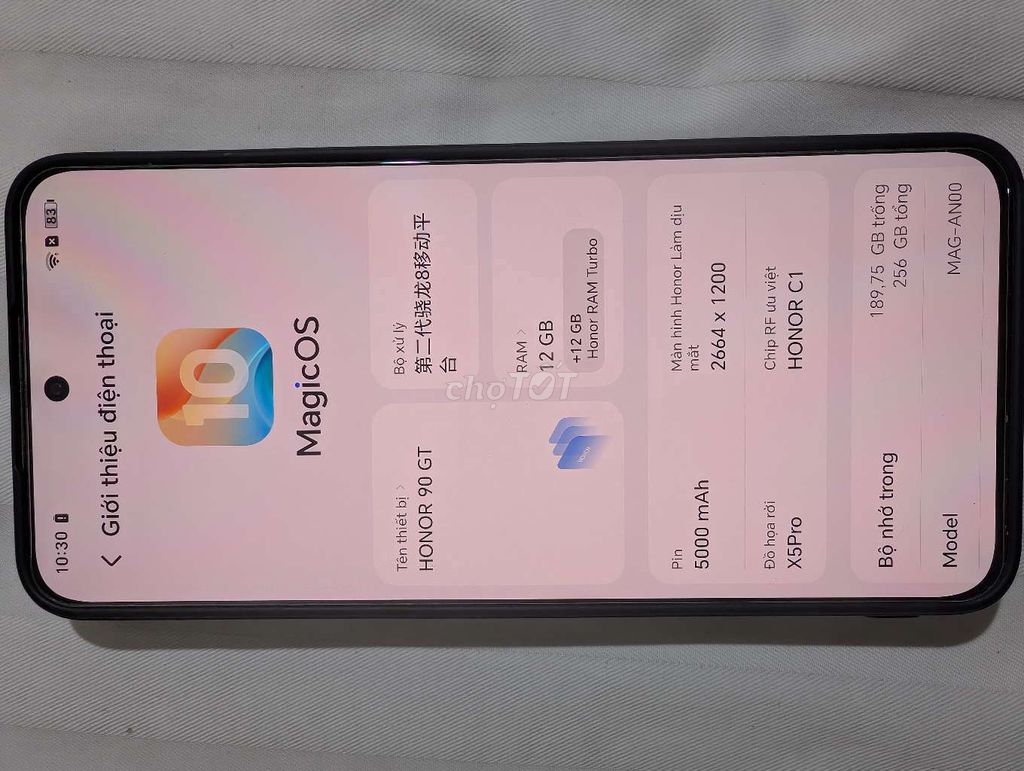 Honor 90 GT 12GB/256GB bán - giao lưu. Mua bán Điện thoại tại Quận Đống Đa Hà Nội được đăng bởi Đào Xuân Minh hình 1