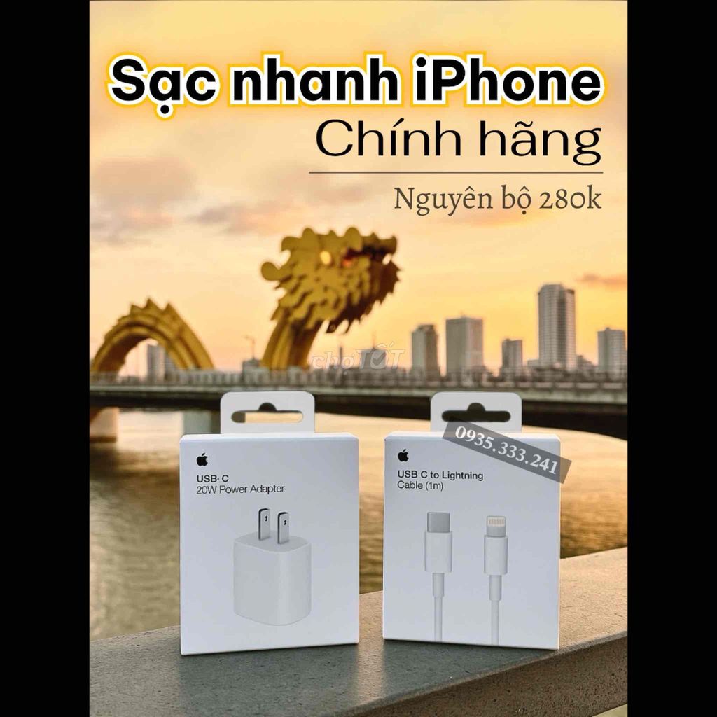 Sạc iPhone, Bộ sạc iPhone 8 X 11 12 13 14 15 16 17. Mua bán Phụ kiện (Màn hình, Chuột...) tại Quận Thanh Khê Đà Nẵng được đăng bởi Bi Nguyễn  hình 1