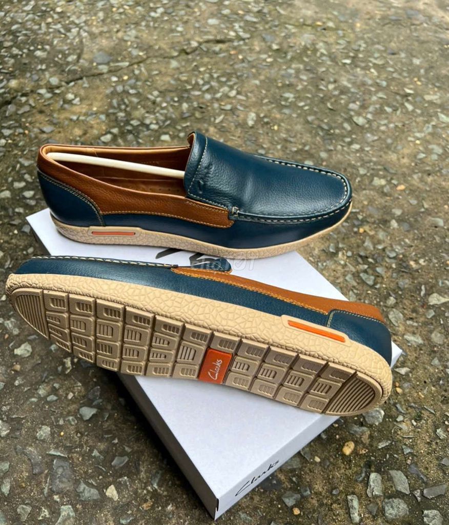 Clarks xanh dương