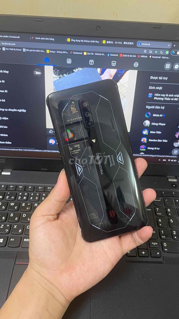 Redmagic 6s Pro 128GB Đen. Mua bán Điện thoại tại Quận Thanh Xuân Hà Nội được đăng bởi Huy Huy Gaming Phone hình 1