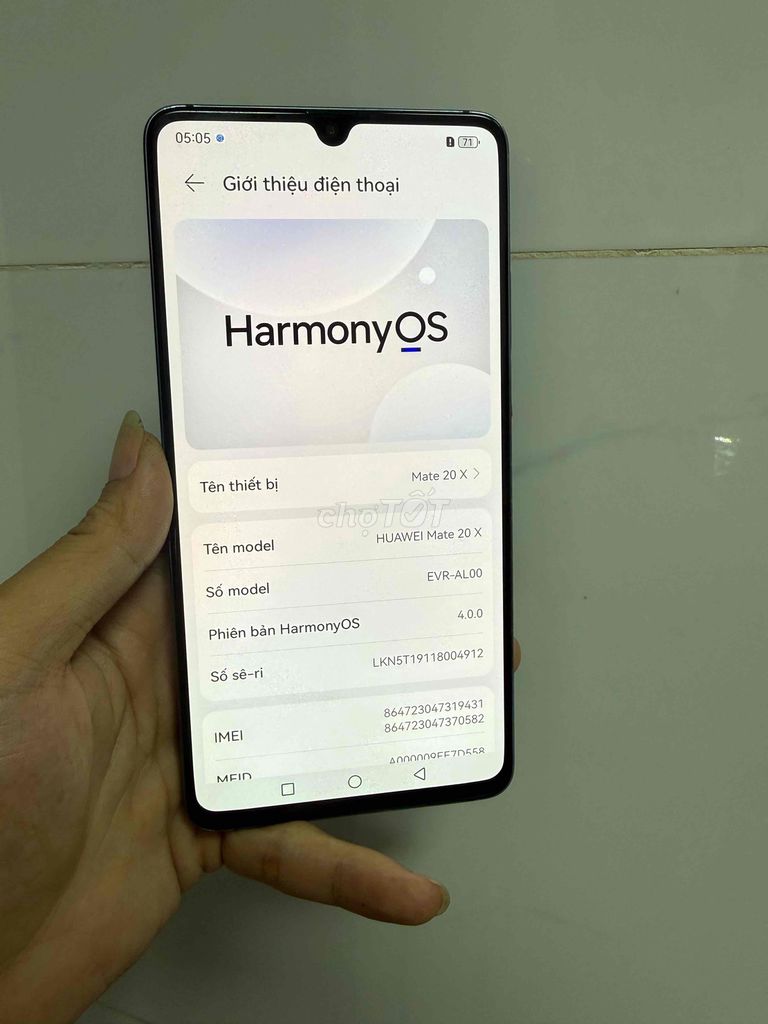 Huawei Mate 20 X 6GB/128GB Xanh. Mua bán Điện thoại tại Thành phố Tân An Long An được đăng bởi lê văn thái hình 1