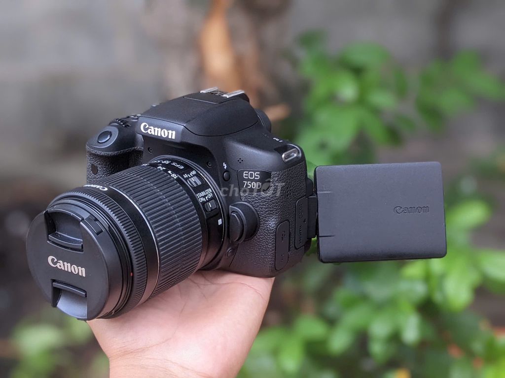 [Máy ảnh KTS] Canon 750D Đen ống kính 18-55mm. Mua bán Máy ảnh, Máy quay tại Quận 6 Tp Hồ Chí Minh được đăng bởi may anh KTS hình 1
