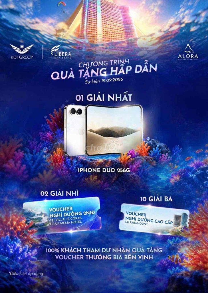 Апартаменты Libera Nha Trang, комплекс 44 га, вид на море от 1.8 млрд