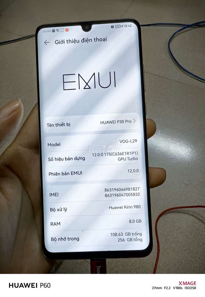 Huawei P30 Pro 256GB 8GB bán hoặc gl. Mua bán Điện thoại tại Thành phố Qui Nhơn Bình Định được đăng bởi anh tú hình 1
