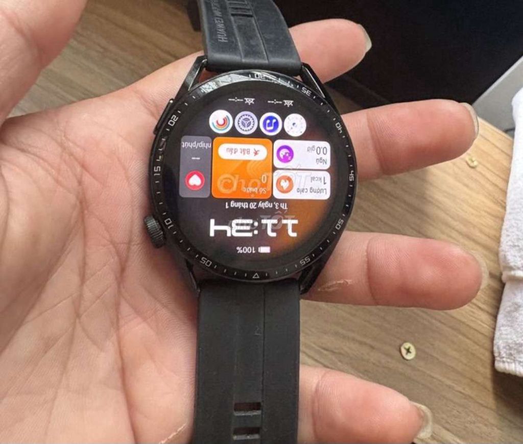 Huawei Watch GT 3 Đen. Mua bán Thiết bị đeo thông minh tại Thành phố Hải Dương Hải Dương được đăng bởi Việt Thanh  hình 1