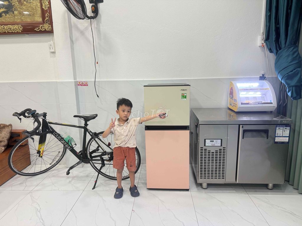 Tủ lạnh Aqua AQR-T160FA(GGN) Hồng. Mua bán Tủ lạnh tại Quận Liên Chiểu Đà Nẵng được đăng bởi Toni đmđ hình 1