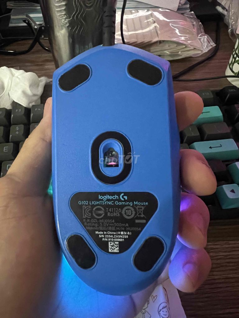 Chuột gaming Logitech G102 Lightsync Xanh dương. Mua bán Phụ kiện (Màn hình, Chuột...) tại Huyện Nhà Bè Tp Hồ Chí Minh được đăng bởi Nam hình 1