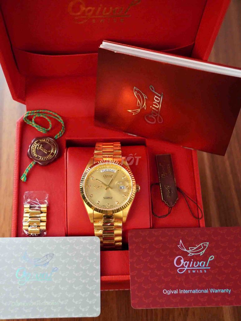 Ogival Diamond Day Date OG30328MK-V 40mm  Like New. Mua bán Đồng hồ tại Quận Bình Thạnh Tp Hồ Chí Minh được đăng bởi Nguyễn Tiến hình 2