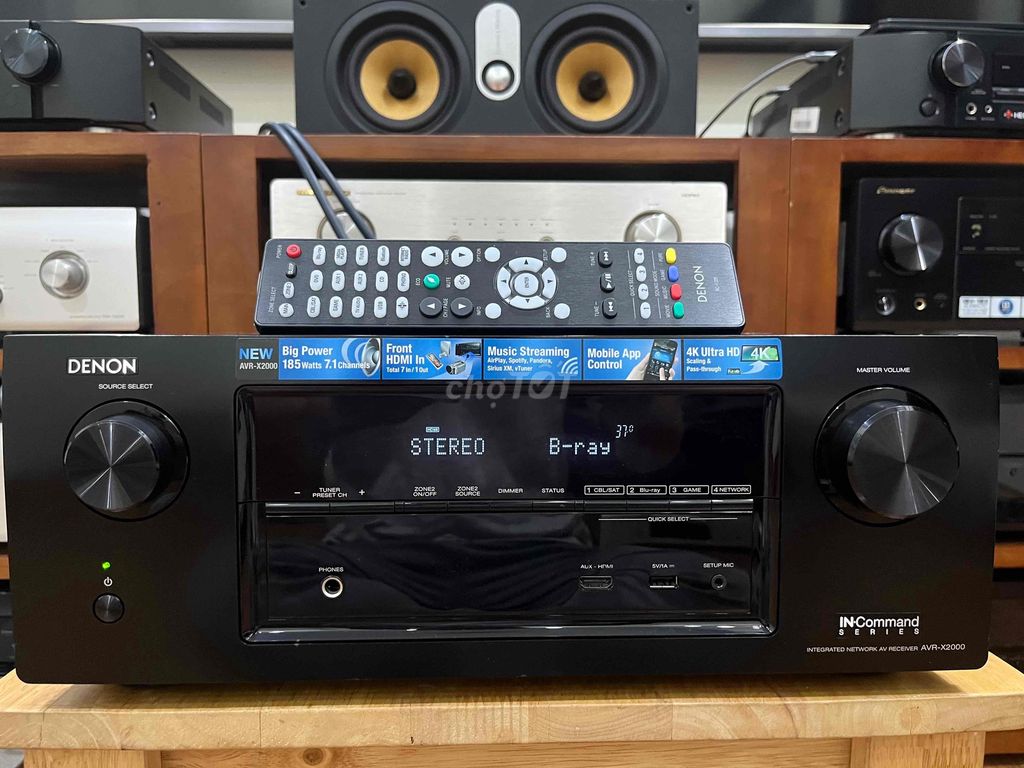 Bán Amply denon 7.1 AVR-X2000 điện 110V-500W tiêu