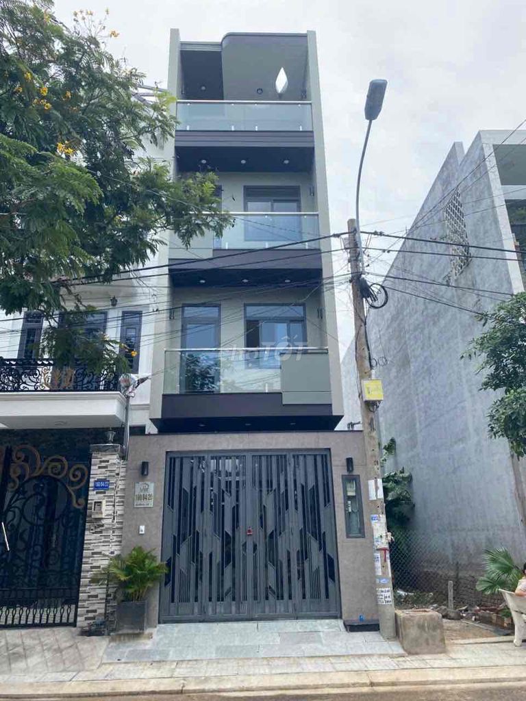BÁN NHÀ ĐẸP ĐƯỜNG SỐ 1- PHƯỜNG LONG TRƯỜNG- NHÀ MỚI 4 TẦNG- 58,5 M2