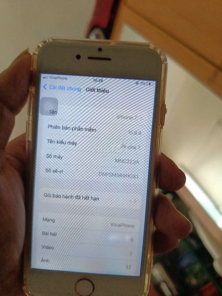 Apple iPhone 7 32GB Trắng. Mua bán Điện thoại tại Quận Sơn Trà Đà Nẵng được đăng bởi Tú Sena hình 1