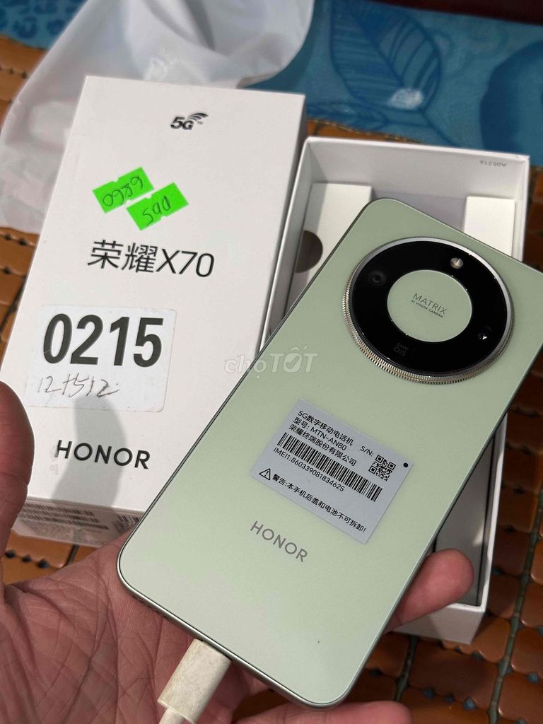 Honor X70 5G ram 12/512GB Xanh lá fullbox keng. Mua bán Điện thoại tại Thành phố Thủ Dầu Một Bình Dương được đăng bởi Hoàng hải hình 1