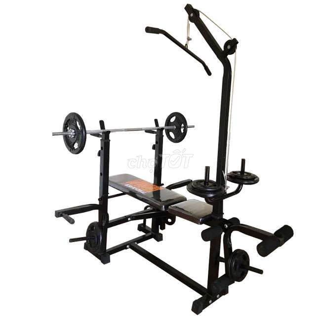 Giàn tập đa năng 60kg Đen Mới 95%