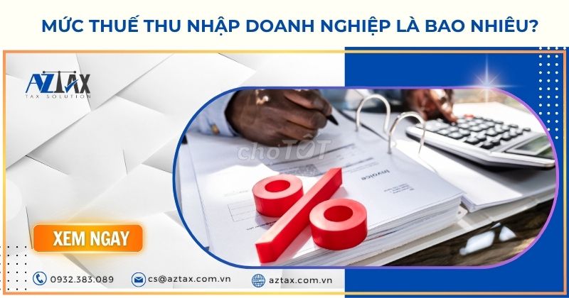 Mức thuế thu nhập doanh nghiệp là bao nhiêu?. Dịch vụ tại Quận Gò Vấp Tp Hồ Chí Minh được đăng bởi tinhthue tndn hình 1