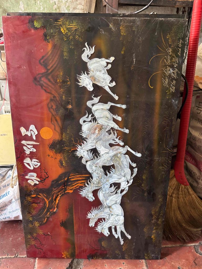 Tranh sơn mài Mã đáo thành công đa màu. Mua bán Đồ sưu tầm, đồ cổ tại Quận Gò Vấp Tp Hồ Chí Minh được đăng bởi Anh Thanh hình 1