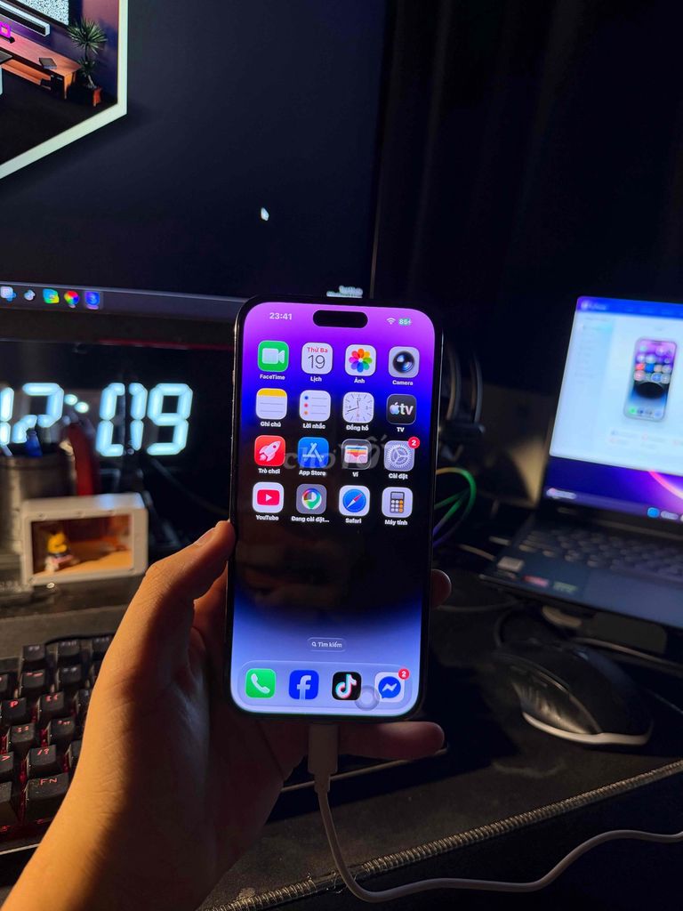 Apple iPhone 14 Pro Max 128GB Tím Đã sử dụng. Mua bán Điện thoại tại Quận Nam Từ Liêm Hà Nội được đăng bởi Vũ Thế Quyền hình 1