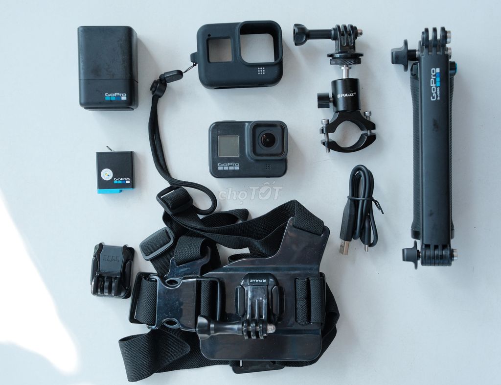GoPro Hero 8 Black và phụ kiện. Mua bán Máy ảnh, Máy quay tại Huyện Bình Chánh Tp Hồ Chí Minh được đăng bởi TRAN TAN hình 1