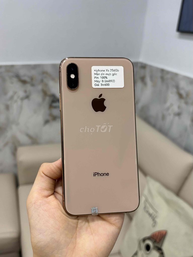 iPhone Xs 256GB Gold Màn zin mực góc zin full. Mua bán Điện thoại tại Huyện Hóc Môn Tp Hồ Chí Minh được đăng bởi SIRI STORE HCM hình 1