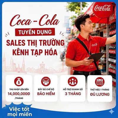 SALE THỊ TRƯỜNG COCA TP BIÊN HÒA