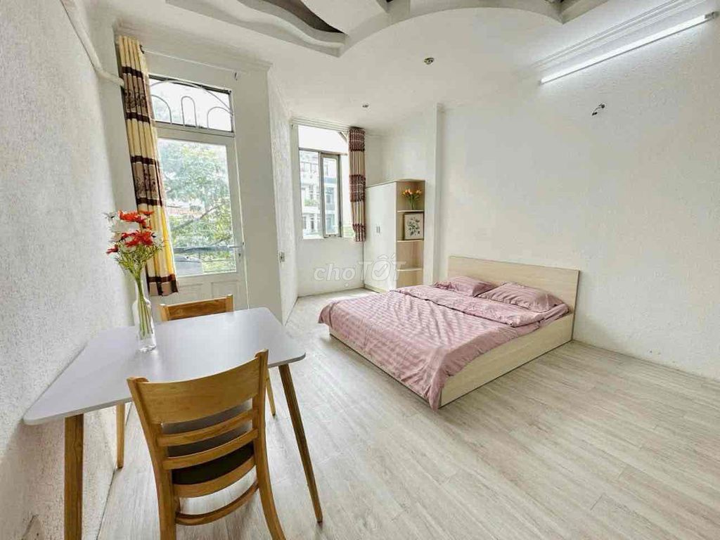 Phòng 35m2, Studio, Ban Công, Hẻm 15 Nơ Trang Long, Bình Thạnh