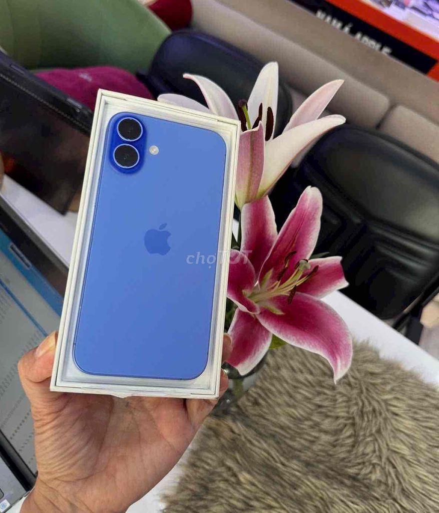iphone 16 512gb blue qtế mỹ pin 88 zin áp suất. Mua bán Điện thoại tại Quận 3 Tp Hồ Chí Minh được đăng bởi Nam Á Mobile hình 1