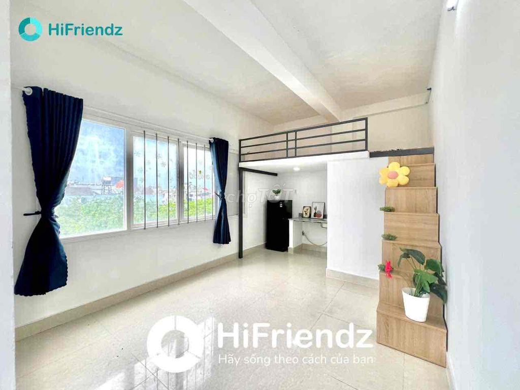 Studio - Duplex full nội thất cửa sổ thoáng 25m2 nhà thang máy