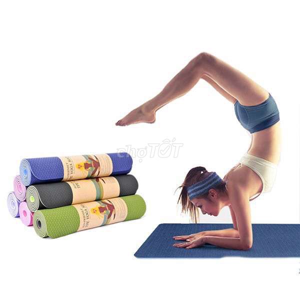 thảm yoga tpe 2 lớp