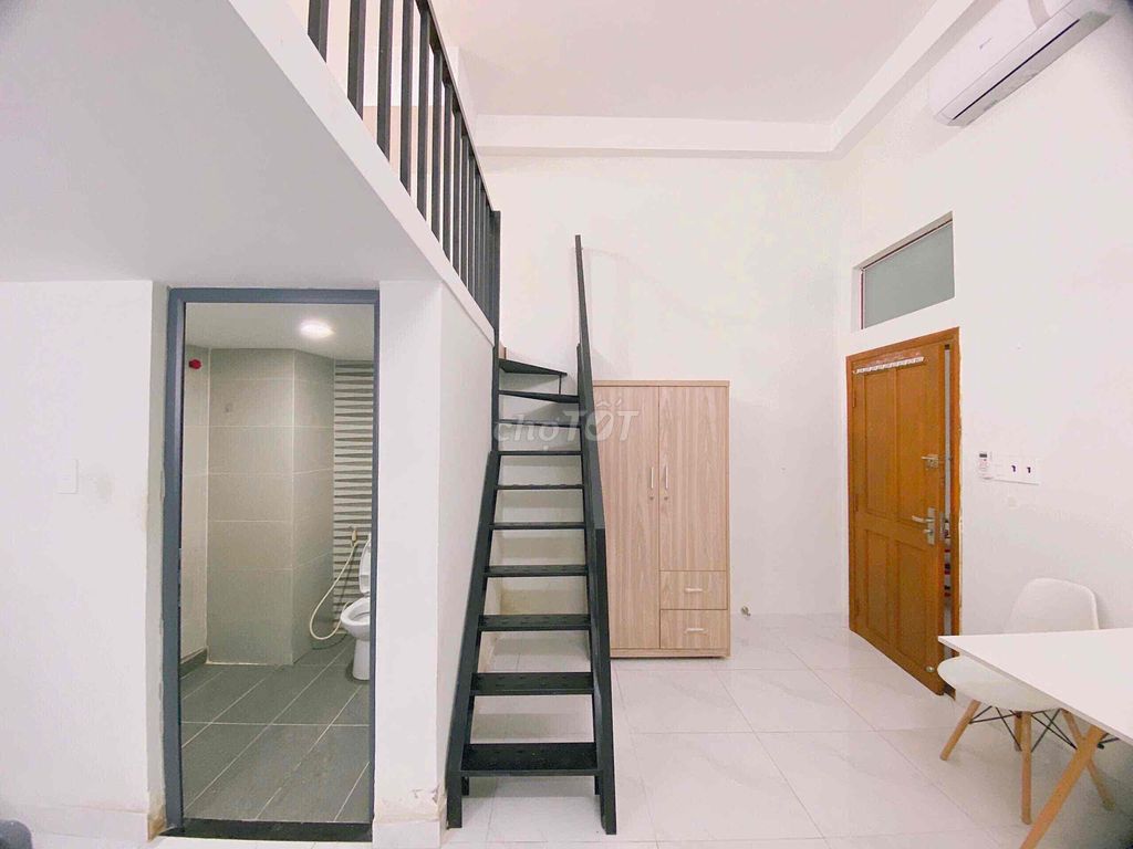 Cho Thuê Phòng Duplex Gác Cao, Full Nội Thất Hiện Đại