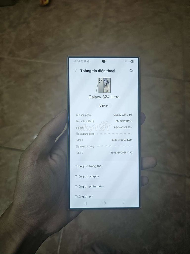S24ultra. Mua bán Điện thoại tại Huyện Thái Thụy Thái Bình được đăng bởi Trần Minh Đức hình 1